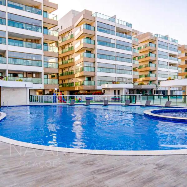Apto Praia dos Anjos com Vista Mar e Piscina