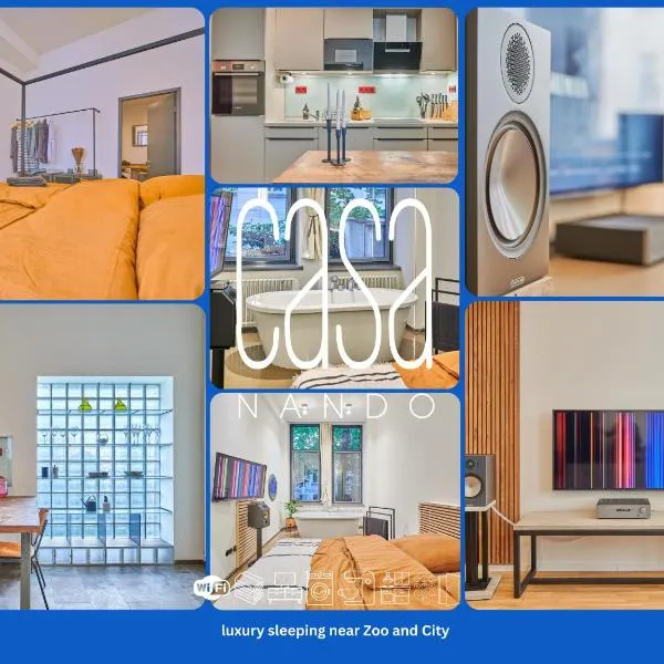 casanando Premium Suites - HiFi Lofts in ruhiger Zoo - und Citylage, ξενοδοχείο στη Λειψία