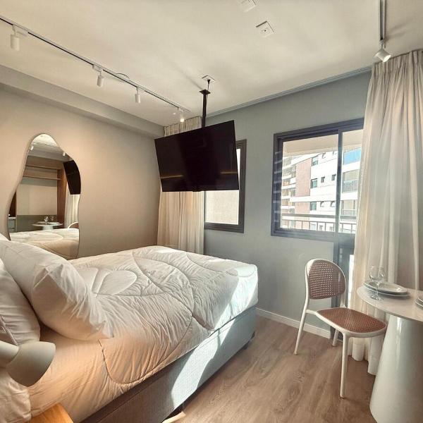 1512 - Rentaqui Studio Lux Modernidade Santo Amaro - Foto 2