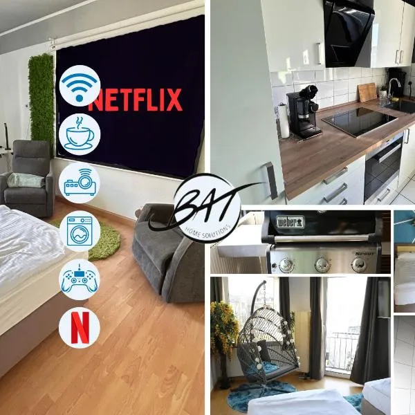 Ferienapartment Saarbrücken Zentrumsnah mit Luxus-Heimkino, Grill, Balkon & Miele Küche, hotel in Saarbrücken