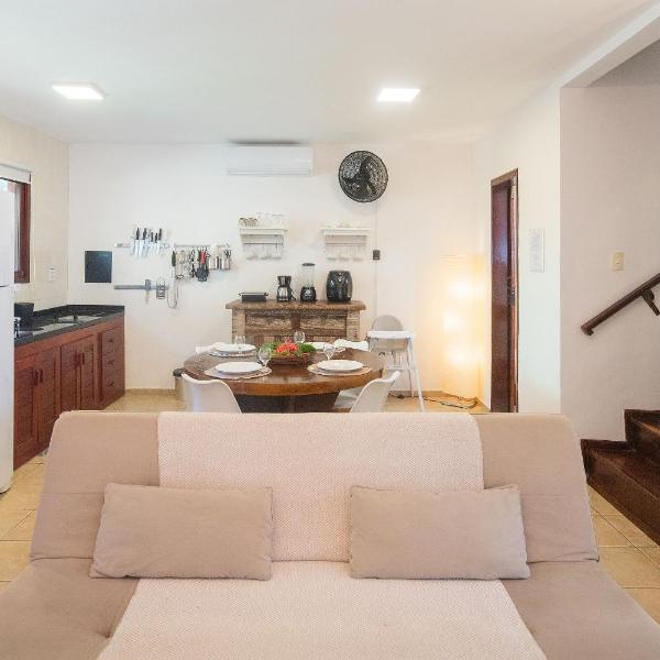 Conforto e Vista Mar em Pipa: Sobrado Central com 2 Suítes