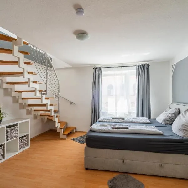 Leipzig में, होटल Top-Lage - Top-Wohnung Maisonettewohnung mit zwei Balkonen No3