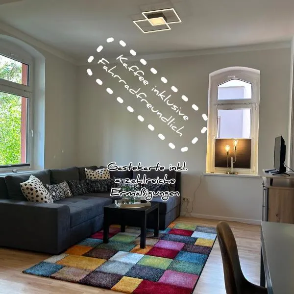 Schöne 3 Zimmer Wohnung mit großem Balkon bis 7 Personen, hotel v destinaci Naumburg