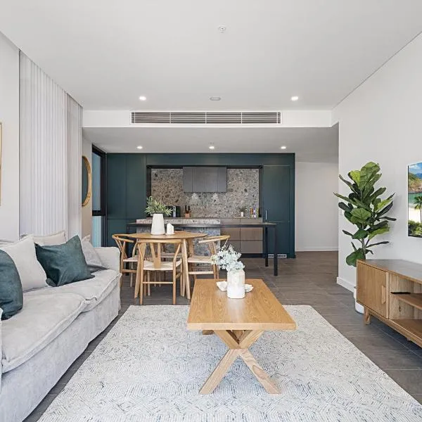 Spacious 2-Bed Apartment with Rooftop Views、North Fremantleのホテル