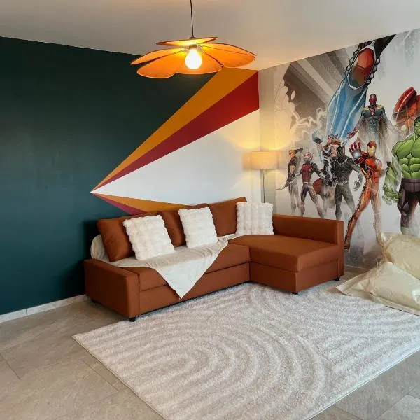 Le repaire des Supers Héros, hotel i Thannenkirch