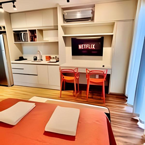 Studio Porsche - com piscina aquecida e academia. - Foto 5