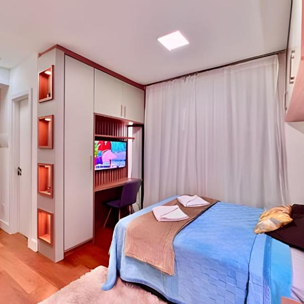 LiNDO Studio, com garagem e Ar Condicionado