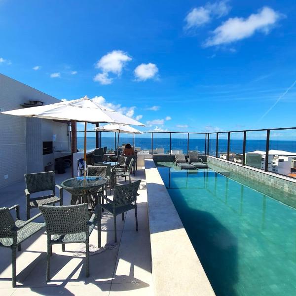 Ondina 305 - 1 Quarto Piscina Rooftop Academia & Praia