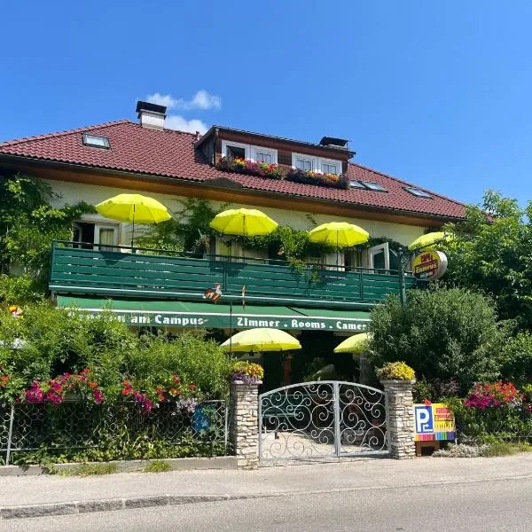 Pension am Campus Velden、フェルデン・アム・ヴェルターゼーのホテル