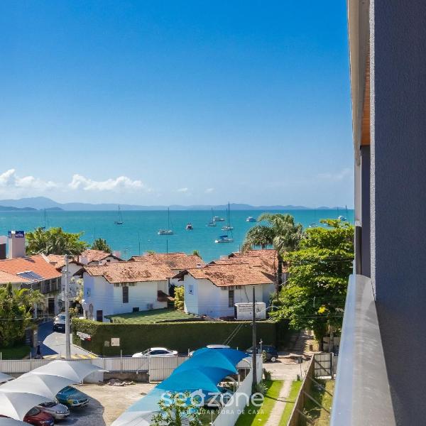Varanda com vista mar a 230m da praia! PRB0405
