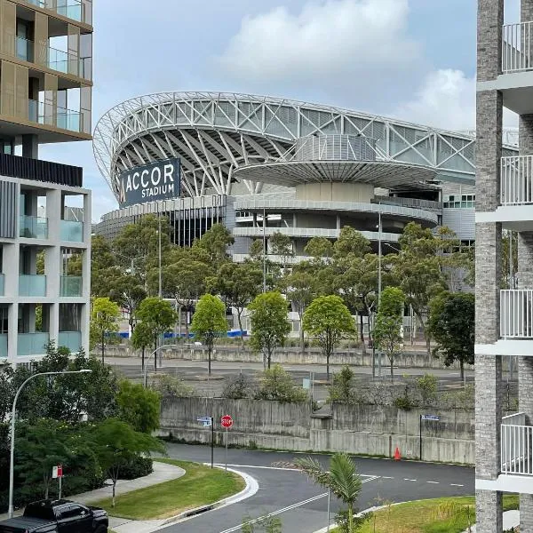 Nearby stadium & New 4b2b Apt & Free parking, хотел в Сидни