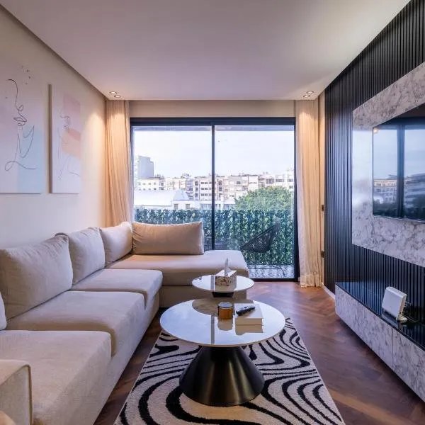 Appartement luxueux plein centre Casablanca - 2 Personnes, khách sạn ở Casablanca