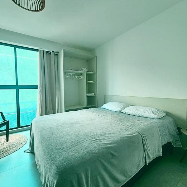 Apartamento Flat, Incrível, 250 M da Praia - Foto 2