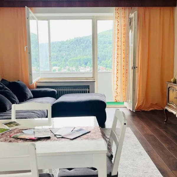 Panorama-Perle I 3-Zimmer-Wohnung mit Aussicht, hotel Bad Herrenalbban