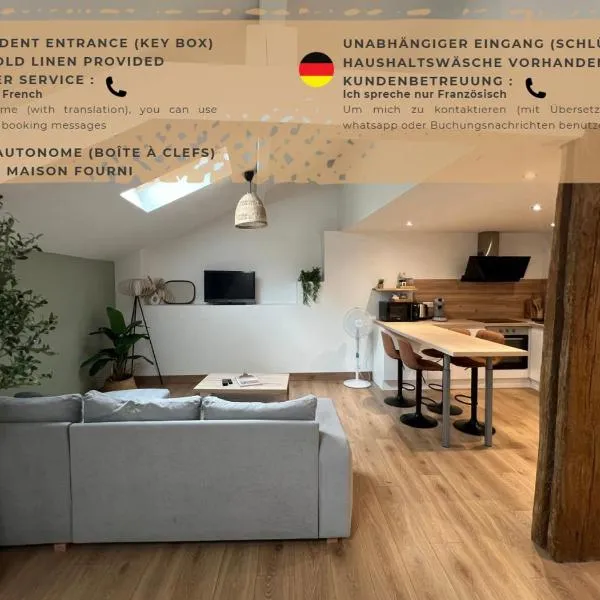 LE CONFORTABLE Sarrebourg Wifi Parking 4 personnes Proche Gare, hotel v destinaci Sarrebourg