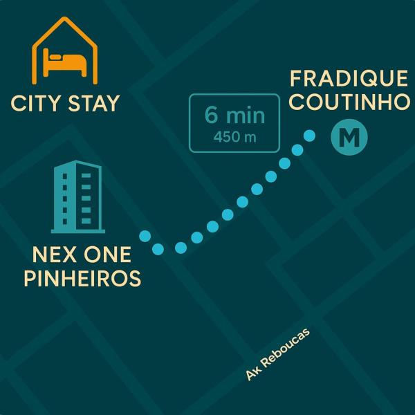 1 Dorm Pinheiros Metrô Fradique NP413 - Foto 5