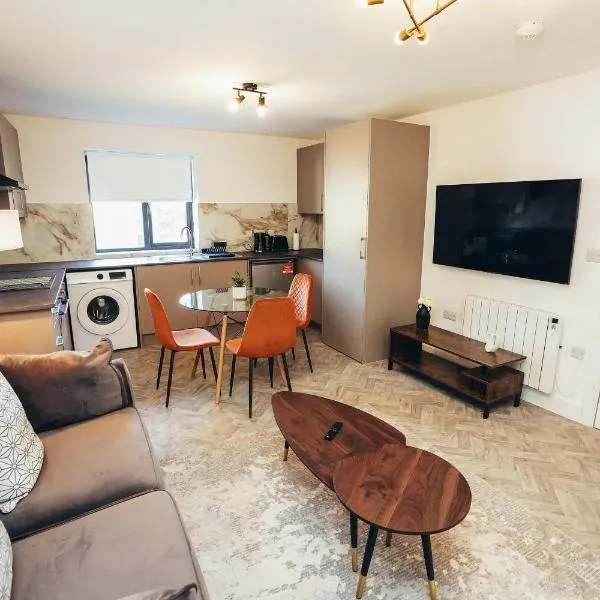 Hen & Chickens Luxury Apartments, Free Parking, By DerBnB, отель в Дерби