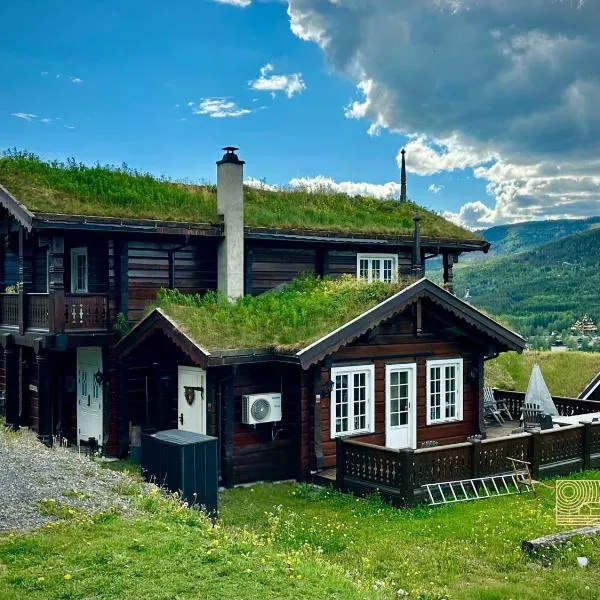 Stylish log cabin in Hafjell with view & sauna, hotel a Hafjell