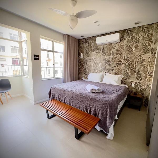 Copacabana Palace flat - Praia e Metrô - Foto 2