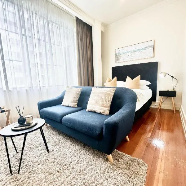 Comfort Studio Getaway with Pool and Gym, hotel v Aucklandu