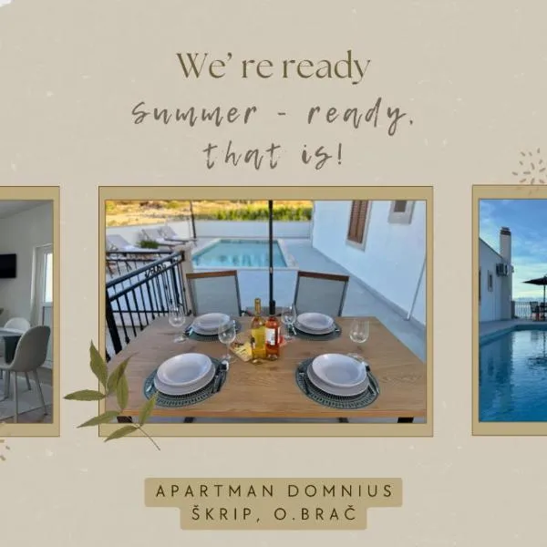 Apartman Domnius, hotel em Škrip