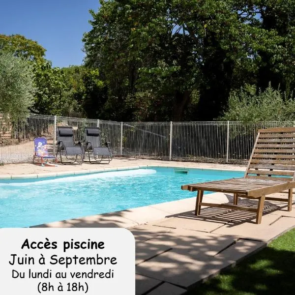 Le Studio - cosy & fonctionnel, clim & piscine – hotel w mieście Roquevaire