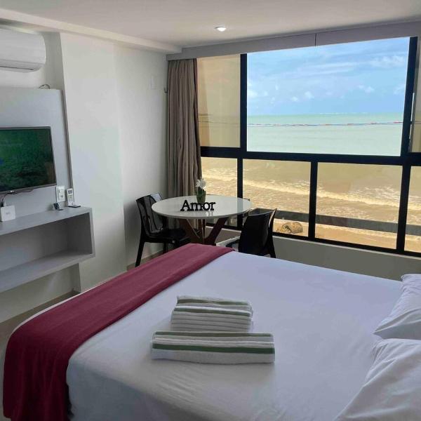 Flat Pe na Areia Frente Mar 101 Bessa