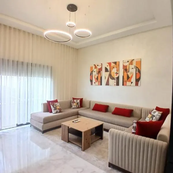 Studio Moderne avec Vue sur piscine et proche de la plage à Ocean Park Zenata Eco City, hotel v destinaci Aïn Harrouda