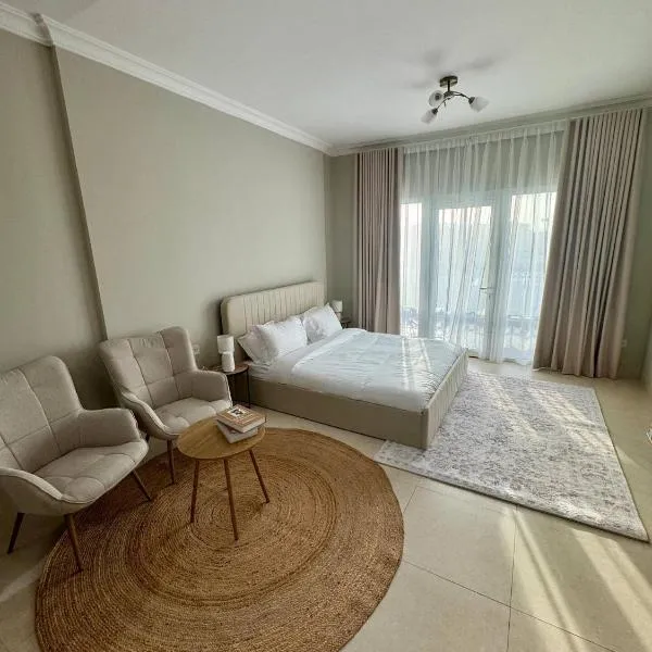 Yas Island Studio Golf Escape, hotel v destinaci Abu Dhabi