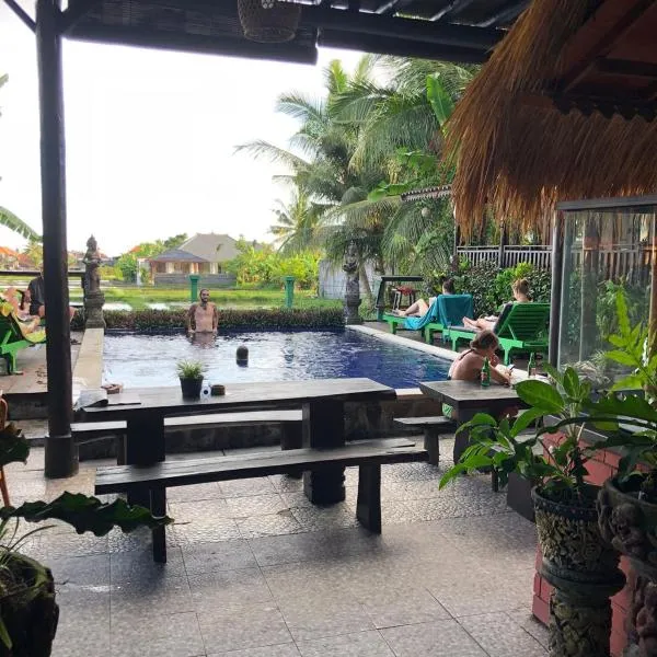 Green Paddy Hostel & Villa, hotel v Ubudu