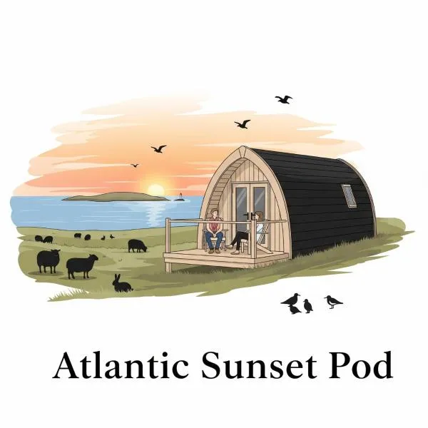 Atlantic Sunset Pod, Isle of Benbecula、バリバニックのホテル