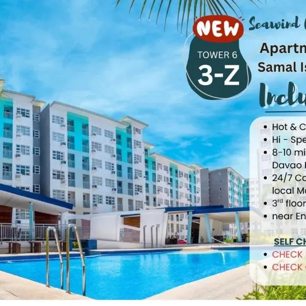 3rd floor - Sea View of Seawind Condominium, hotel v destinaci Davao