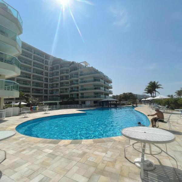 Apto vista mar finamente decorado praia do recreio no villa del Sol residences - Foto 4