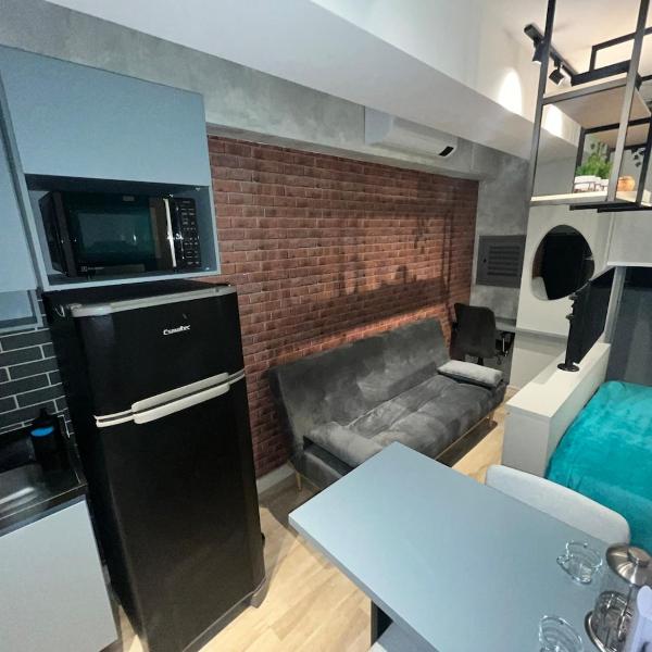 Studio Vila Madalena a 400m do Metro com Ar Cond próximo ao Beco do Batman e Allianz - Foto 4
