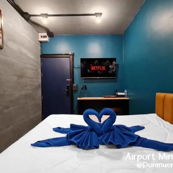 Airport Mini Hostel at Don Muang Airport, hotel in Ban Don Muang