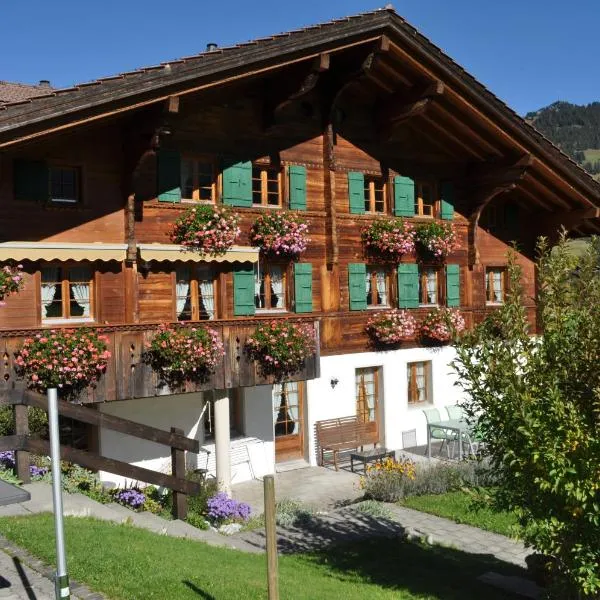 Alpenchalet Spiher-Studio und ein weiteres Schlafzimmer, hotel v destinácii Gstaad