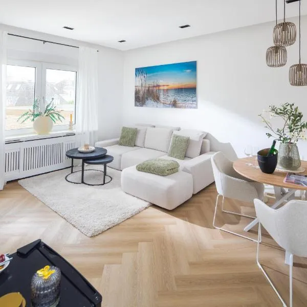 White Pearl Ferienwohnung zentral und strandnah mit Fahrradstellplatz, hotel in Norderney