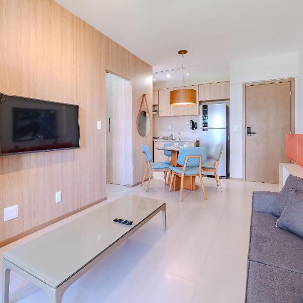Apartamento em condomínio moderno no Itaigara