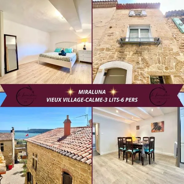 Miraluna - Village médiéval, calme, insolite, 6 personnes, hotel in Miramas