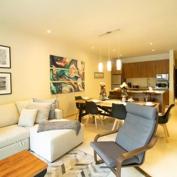 RayoDeSol Condo10min to Beach,Gym,Pool,WIFI 200MB, hotel v destinaci Playa del Carmen