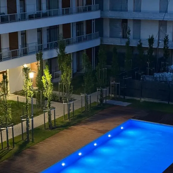 TuWypoczywam - Apartament 58 1C Sianożęty z klimatyzacja i miejscem na dachu, готель у місті Сяноженти