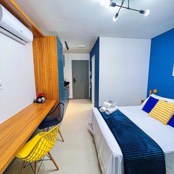Studio Beira-mar, rooftop com piscina e jacuzzi - Foto 2