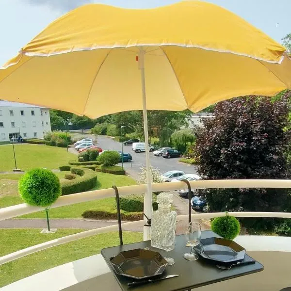 Appartement Le doux Viking, balcon & parking privé proche Zénith Caen, hotel in Caen