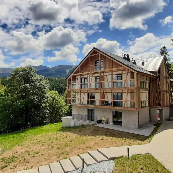 Orlik Private Apartment - z widokiem na Śnieżkę, blisko tras turystycznych i wyciągów, ξενοδοχείο σε Karpacz