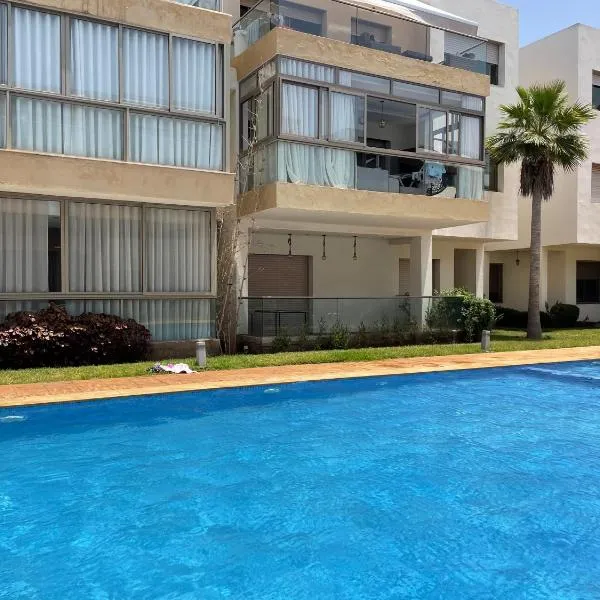 Appartement à blue beach sidi rahal uniquement pour familles, viešbutis mieste Sidi Rahalis