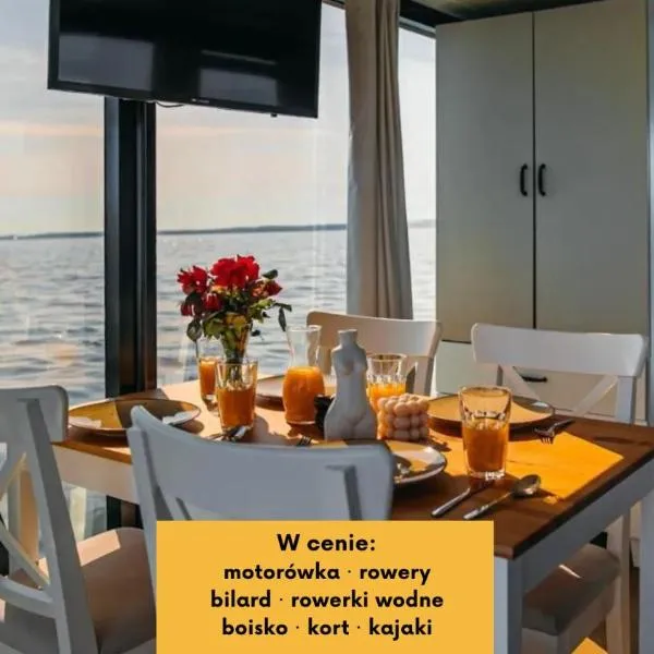 Yacht Hotel - Houseboat - pedal boat, motorboat FREE, hotel v destinaci Mielno