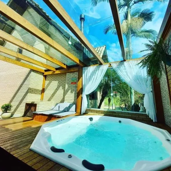 Chalé do Tabuleiro, hotel in Aguas Mornas