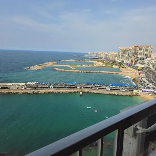 Gleem Luxury Condo Direct Sea view G18, hotell sihtkohas Aleksandria