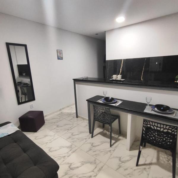 Flat ,moderno e automatizado 50 metros da praia do Cabo Branco