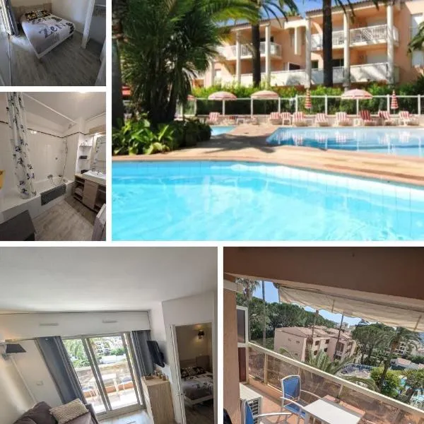 Résidence de Vacances avec piscine & Transat, à 2 minutes de la mer -Bât n7 - 2 appartements côte à côte terrasse communicante selon les disponibilités, hotel em Vallauris